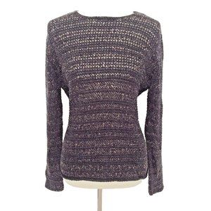 Chico's Open Knit Pullover Sweater Size 2 (Women's 12)
